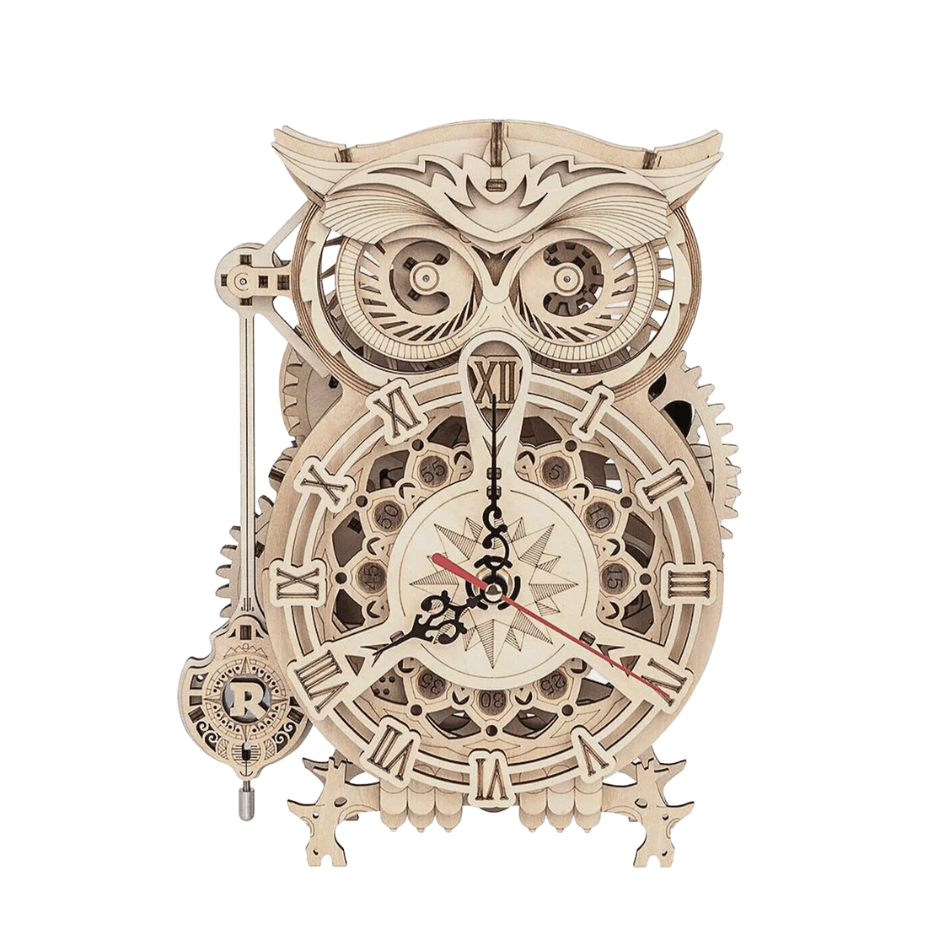Mechanical Owl Clock 3D Puzzle