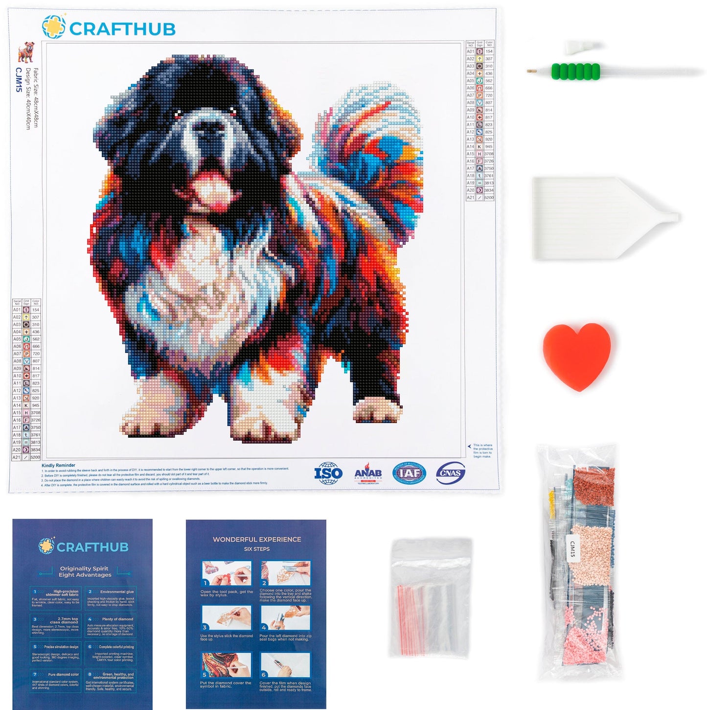 Newfoundland Dog - Diamond Painting Kit