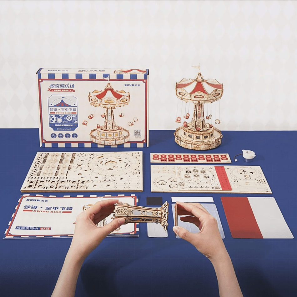 Swing Ride Music Box 3D Puzzles