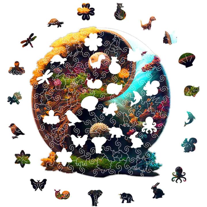 Mystic Twin Realm Wonders - Jigsaw Puzzle