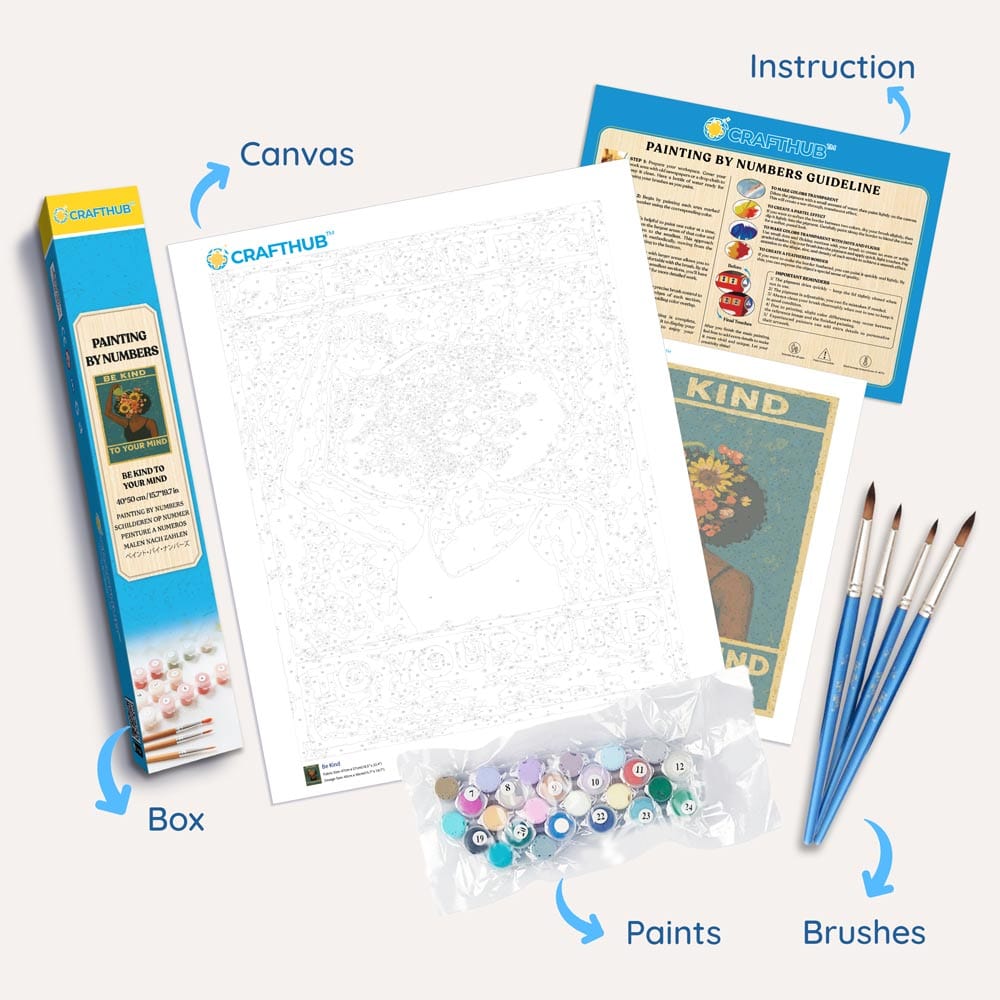 Moonlit Sakura Lake - Paint By Numbers Kit