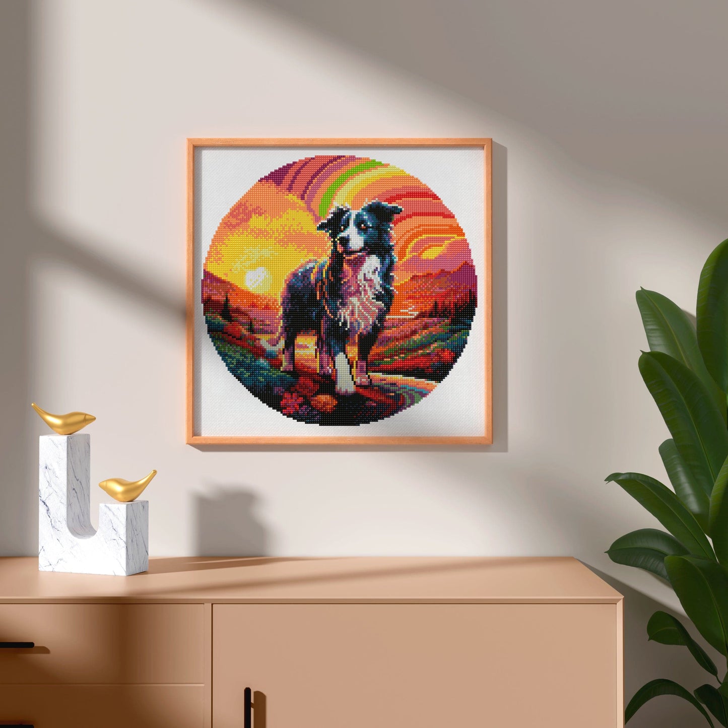 Border Collie Dog - Diamond Painting Kit