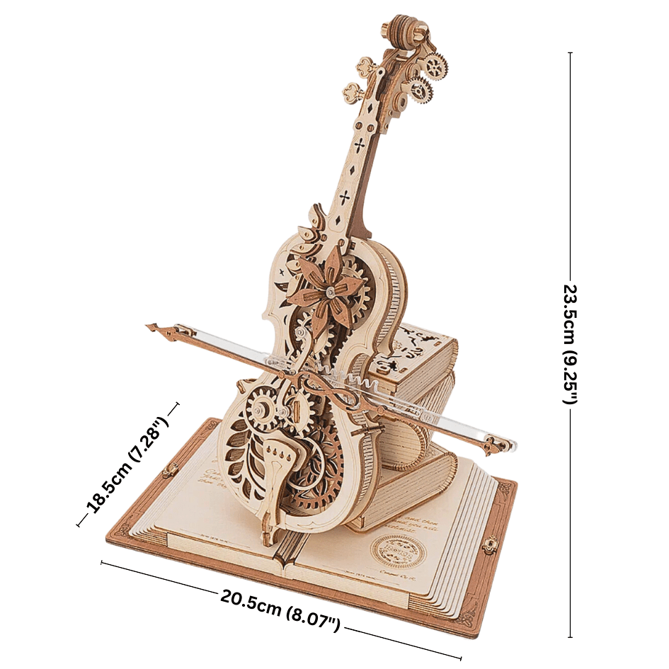 Magic Cello Music Box 3D Puzzle