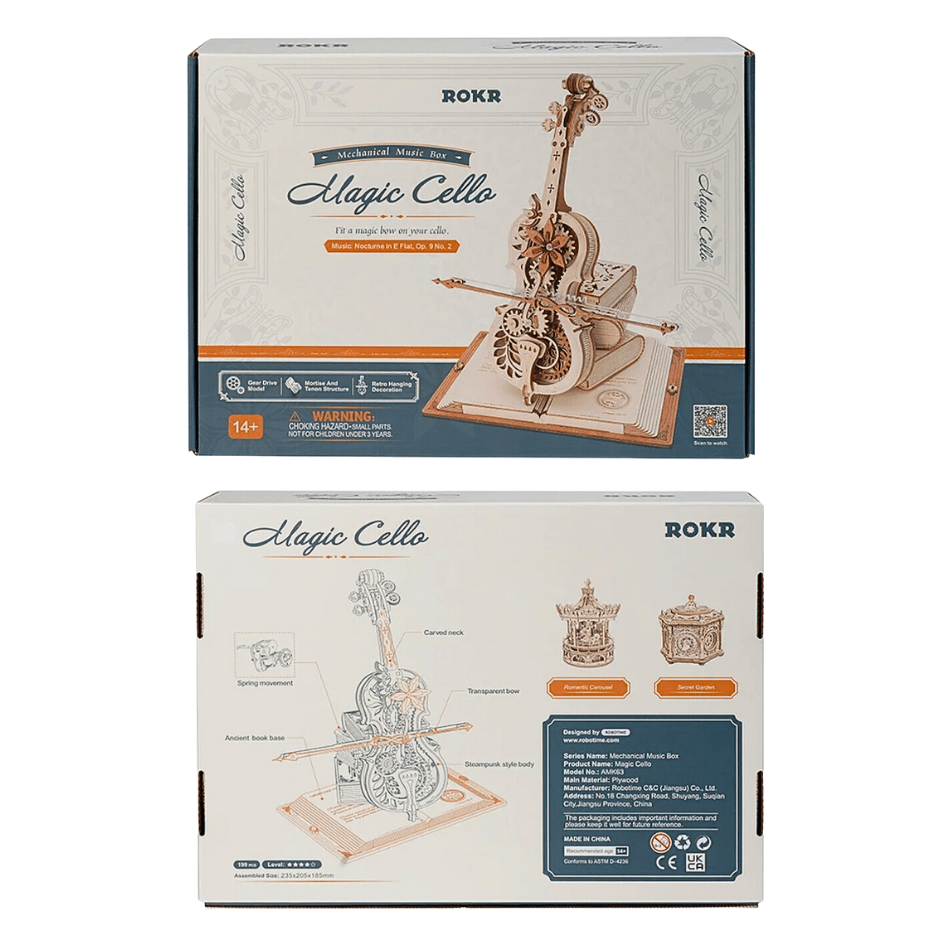 Magic Cello Music Box 3D Puzzle