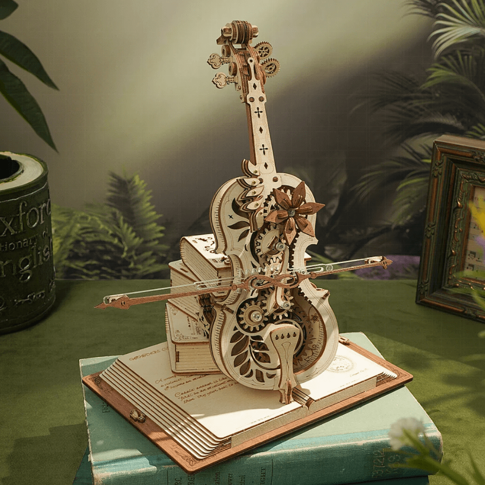 Magic Cello Music Box 3D Puzzle