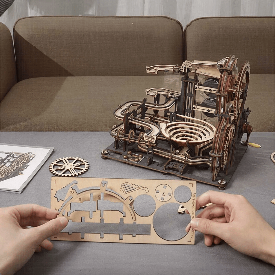 Marble Night City - Marble Run 3D Puzzle