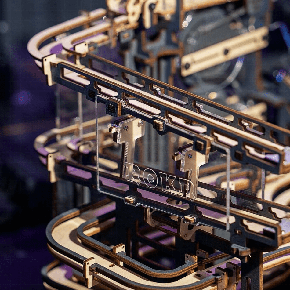 Marble Night City - Marble Run 3D Puzzle