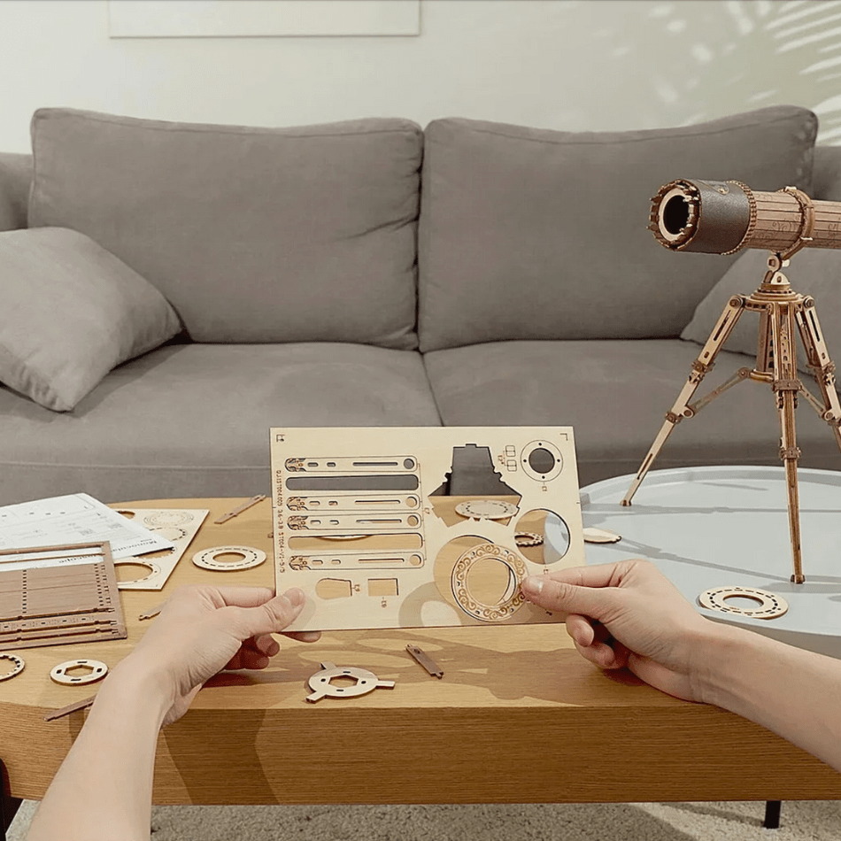 Monocular Telescope 3D Puzzles