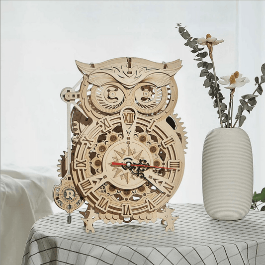 Mechanical Owl Clock 3D Puzzle