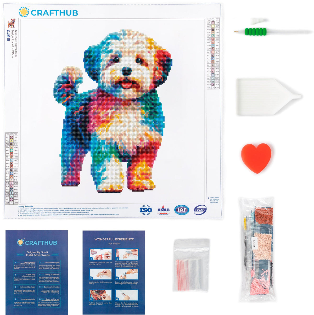 Maltipoo Dog - Diamond Painting Kit