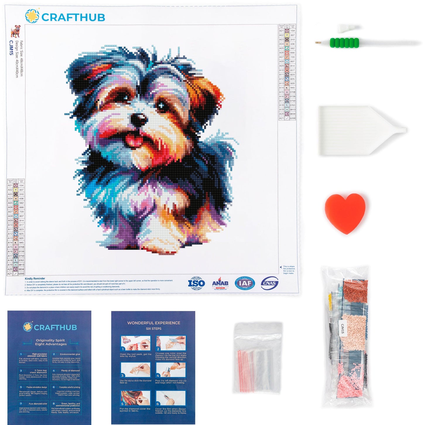Havanese Dog - Diamond Painting Kit