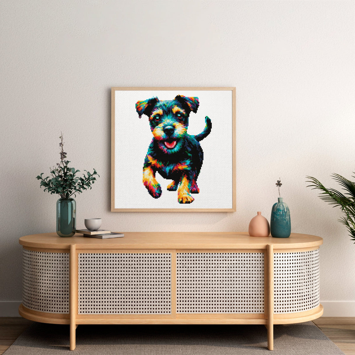 Patterdale Terrier Dog - Diamond Painting Kit