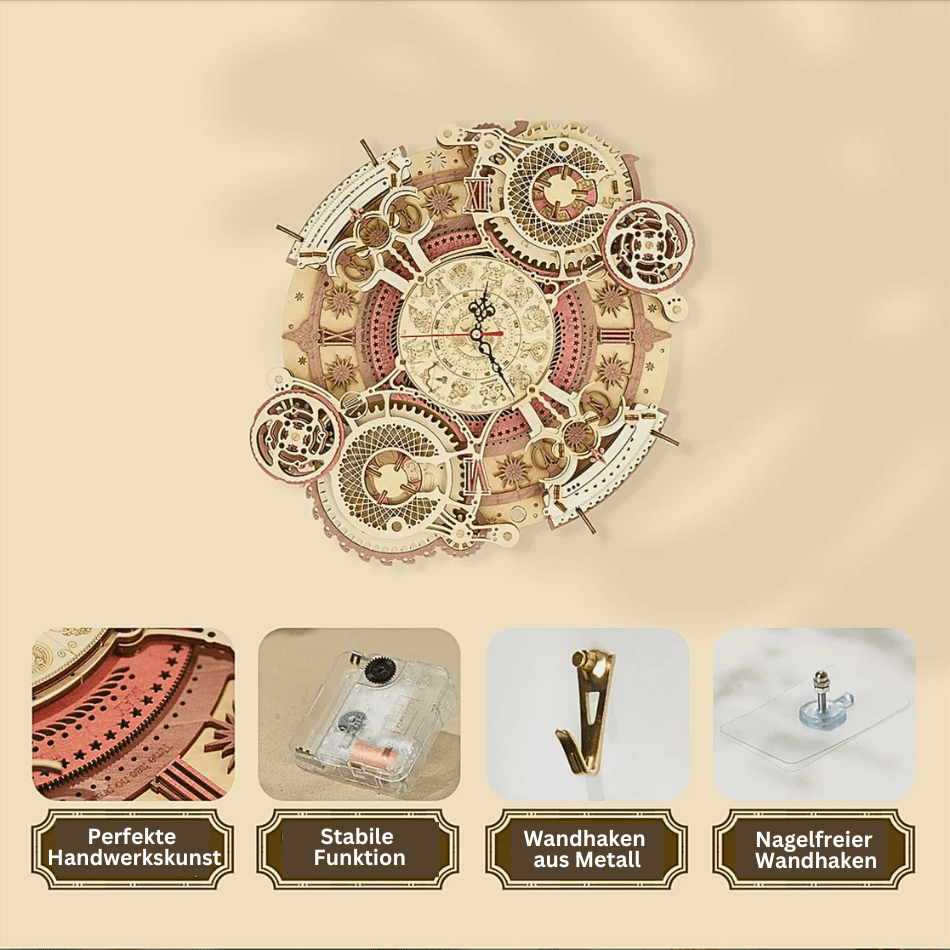 Zodiac Art Clock 3D Puzzle