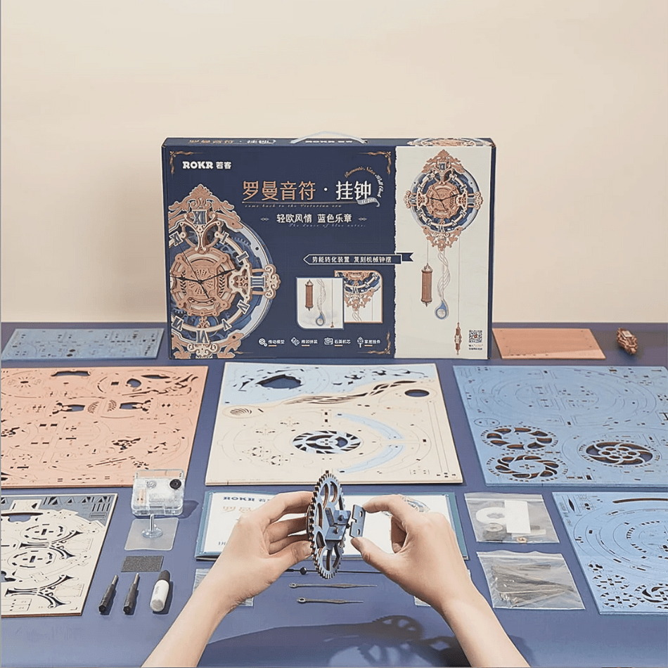 Romantic Gear Clock 3D Puzzle