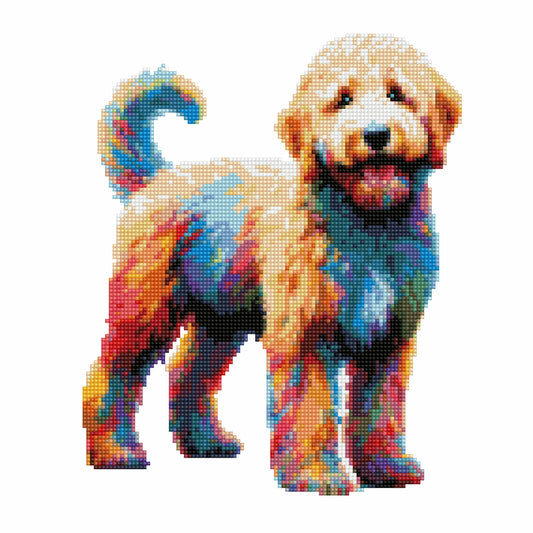 Goldendoodle Dog - Diamond Painting Kit