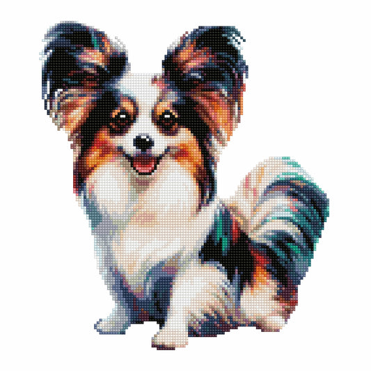 Papillon Dog - Diamond Painting Kit