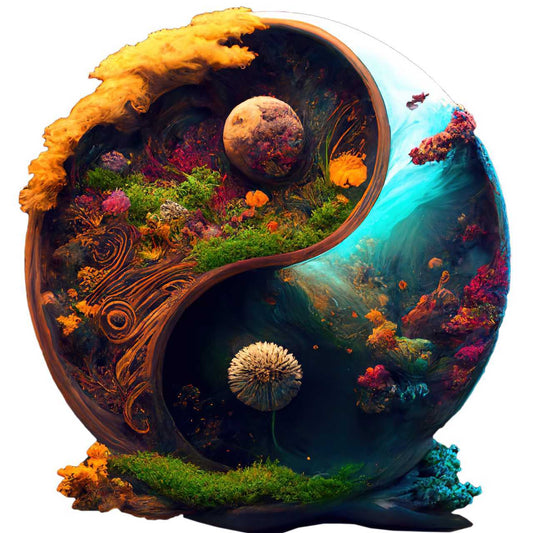 Mystic Twin Realm Wonders - Jigsaw Puzzle